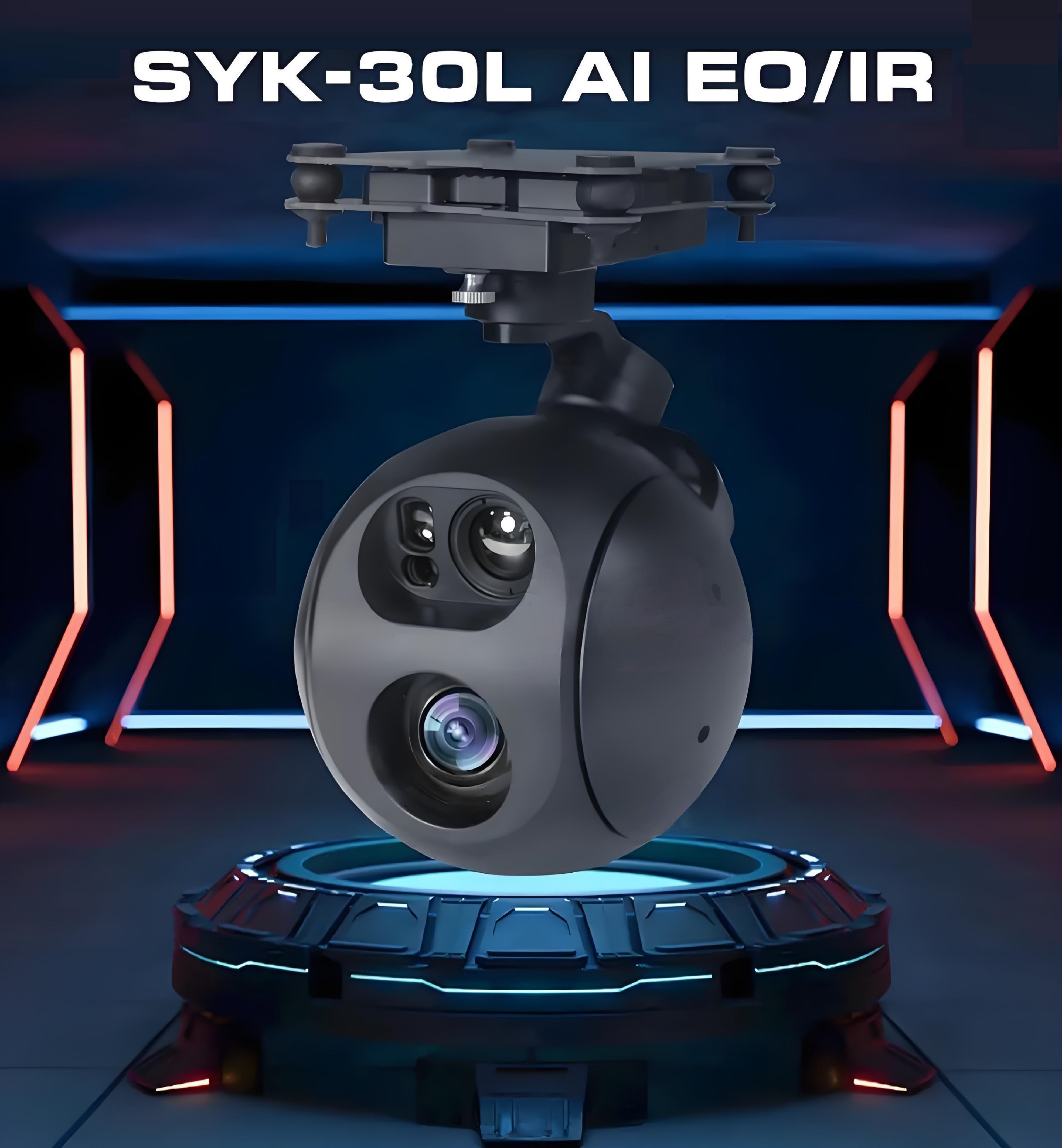 SYK-30L AI EO/IR Dual Sensor Gimbal Camera